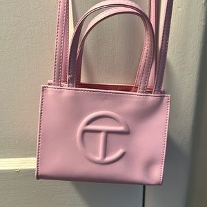 Small Telfar Bubblegum Pink Shopping Bag